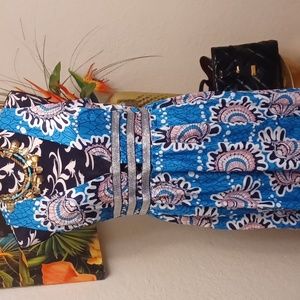 African print maxi dress